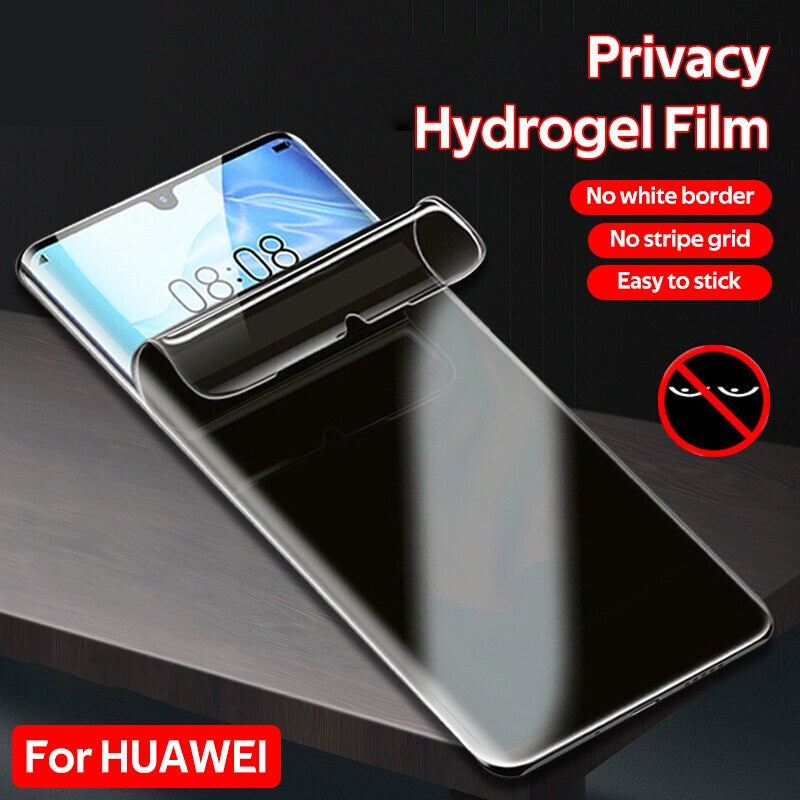 Huawei Hydrogel Matte Privacy Screen Protector – Anti-Glare & Anti-Spy