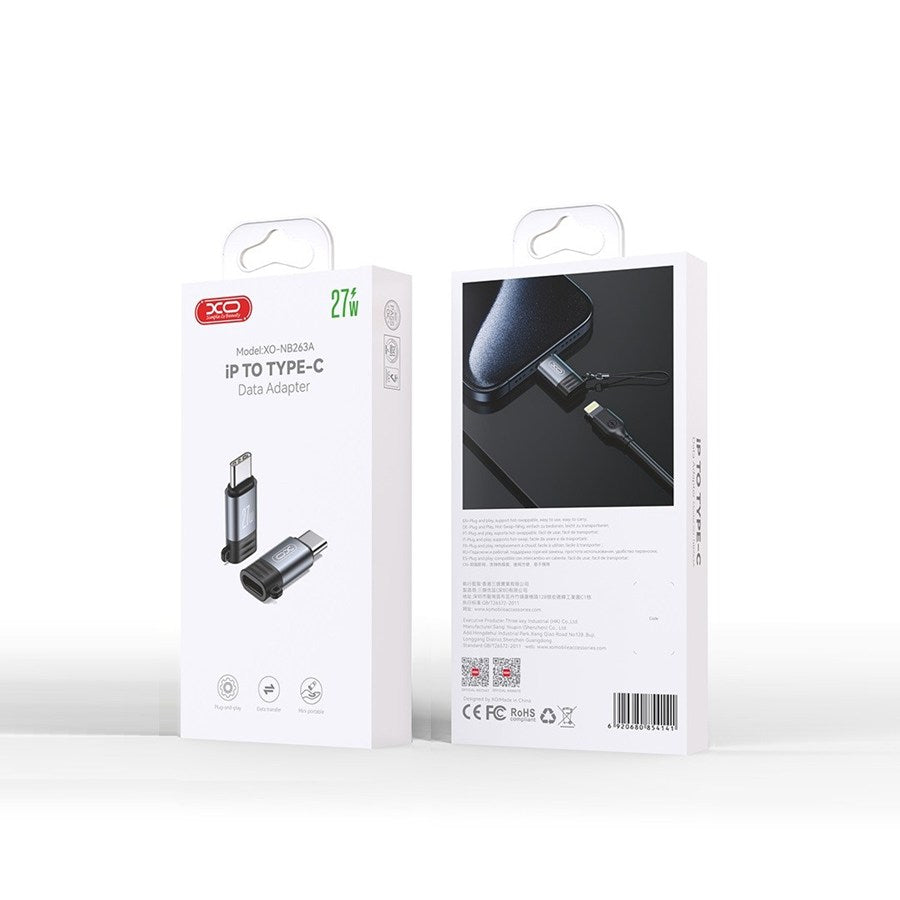 Lightning to USB-C Adapter XO NB263A