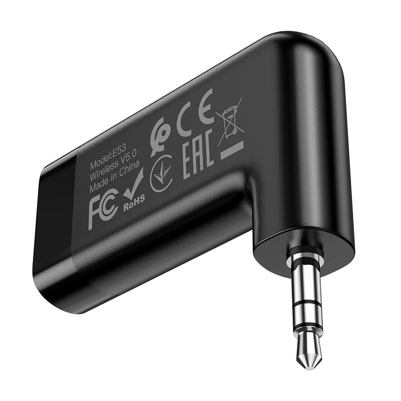 Hoco E53 Car Bluetooth Receiver – Wireless Audio & Hands-Free Calls
