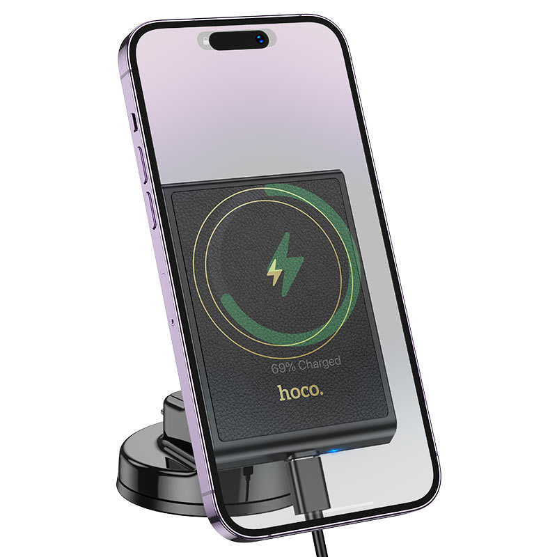 HW20 Precious Magnetic Wireless Charging In-Car Phone Holder (Dashboard)