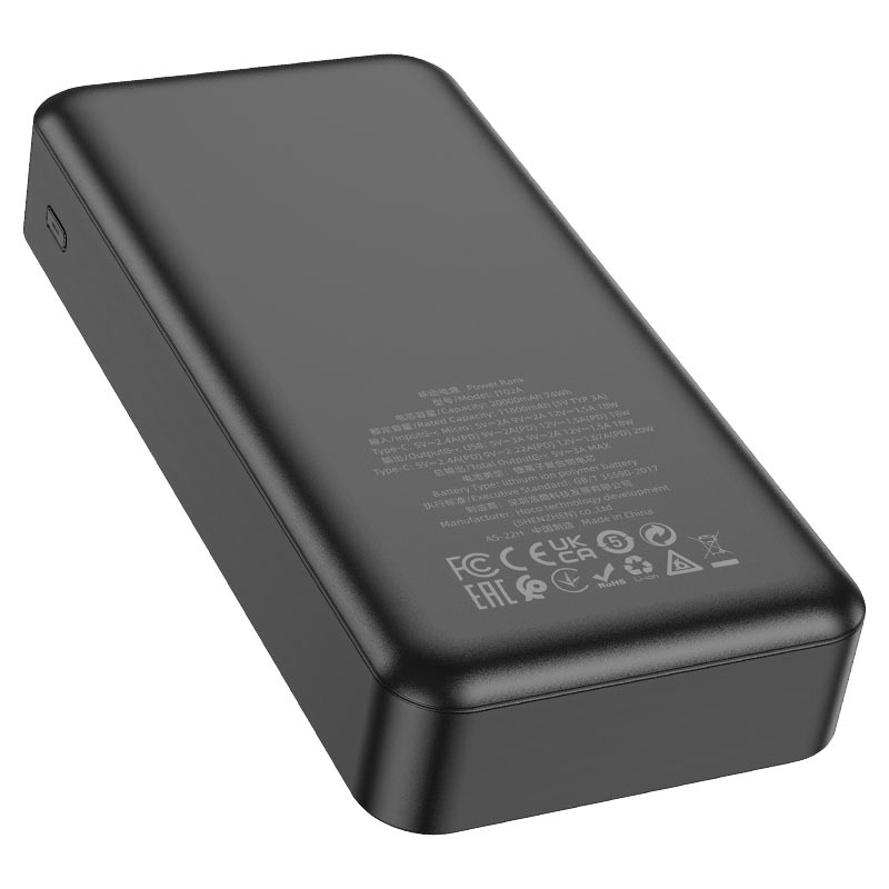 HOCO J102A Fast Charging Power Bank 10,000mAh 22.5W – QC 3.0 PD
