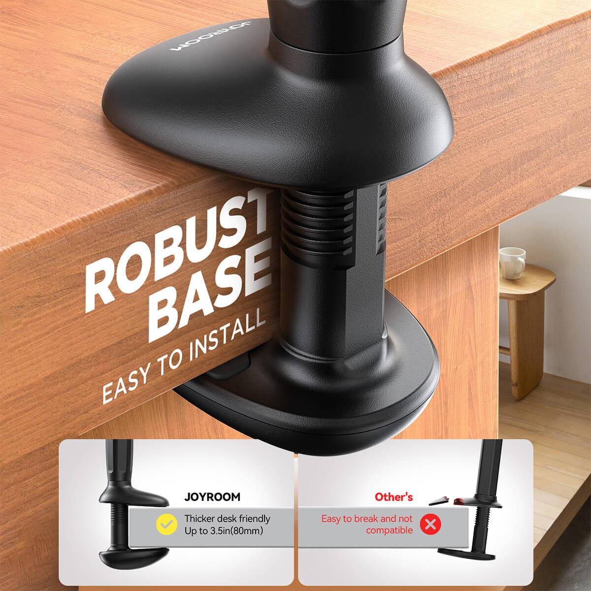 JR-ZS389 Gooseneck Phone Lazy Holder – Flexible Adjustable Mount