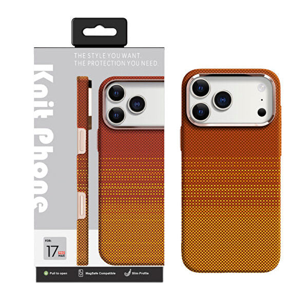 Knit MagSafe Case for iPhone 17 – Stylish Slim Protection