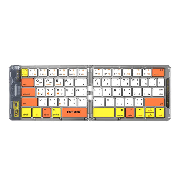 Porodo Crystal Shell Wireless Keyboard