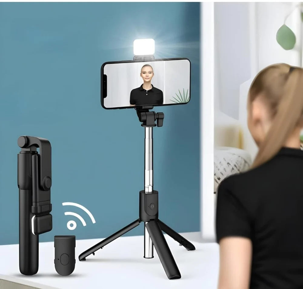 R1SL Wireless Selfie Stick Tripod with Bluetooth Remote