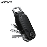 Acefast S4 keychain tracker with PU leather and metal clip
