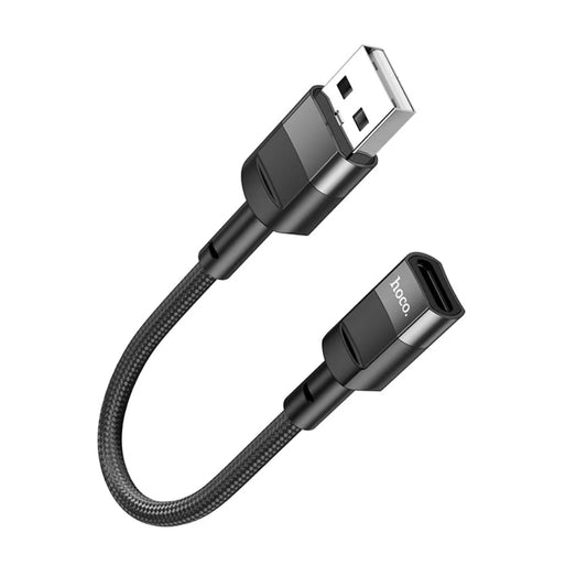 HOCO U107 USB-A Male to Type-C Female Adapter Cable – 10cm