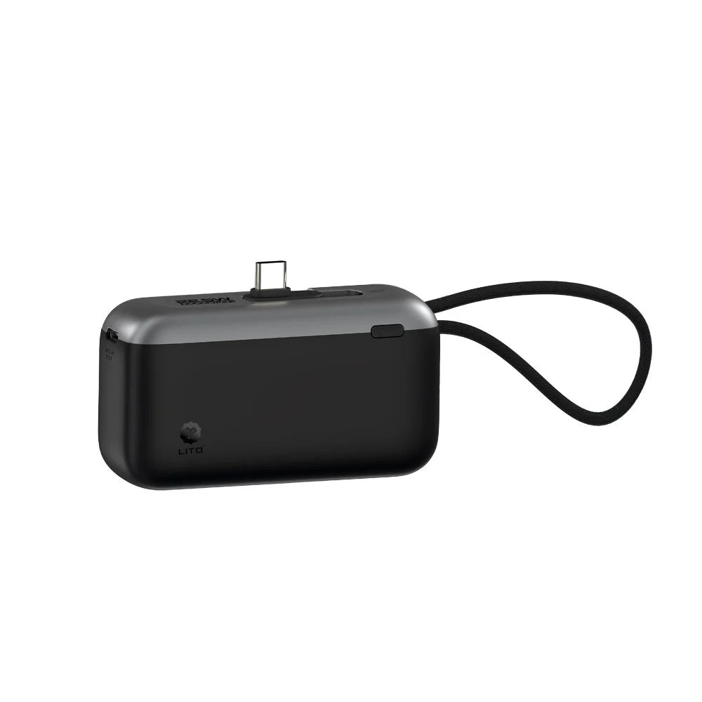 LITO LP10 10000 mAh Power Bank – 22.5W with Built-In USB-C Cable