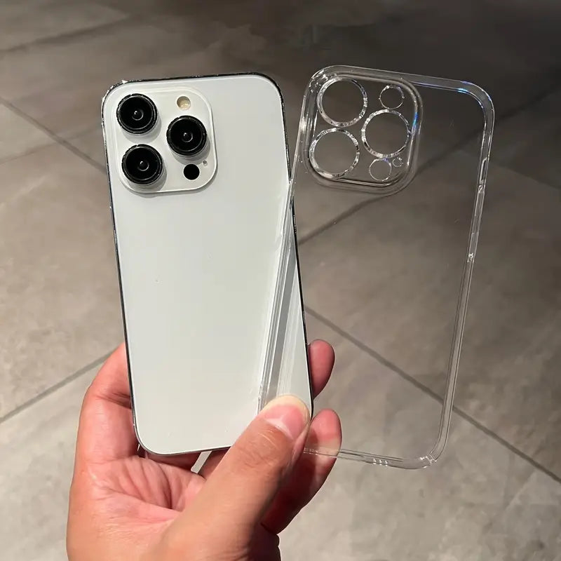 Ultra-thin 0.35mm PP case on iPhone barely-there profile
