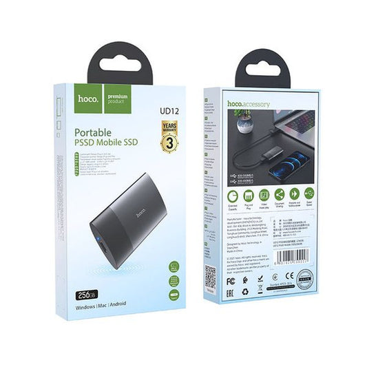 Hoco UD12 Portable PSSD Mobile SSD – USB 3.1 | Compatible with Windows, Mac & Android