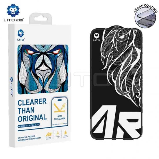 Lito D+ Ultra AR Full Glue Tempered Glass Screen Protector – Anti-Reflection & HD Clarity