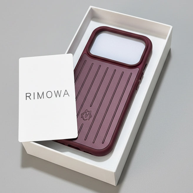 Rimowa-style grooved aluminium case for iPhone 17/18 Pro Series