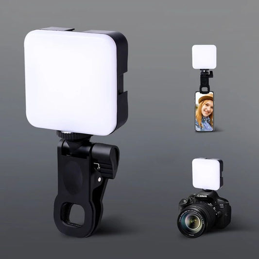 LED Pocket Video Light – Compact, Adjustable, Rechargeable Lighting for Photography & Video