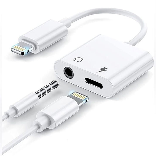 Lightning to Headphone Jack Adapter with Charging Port
