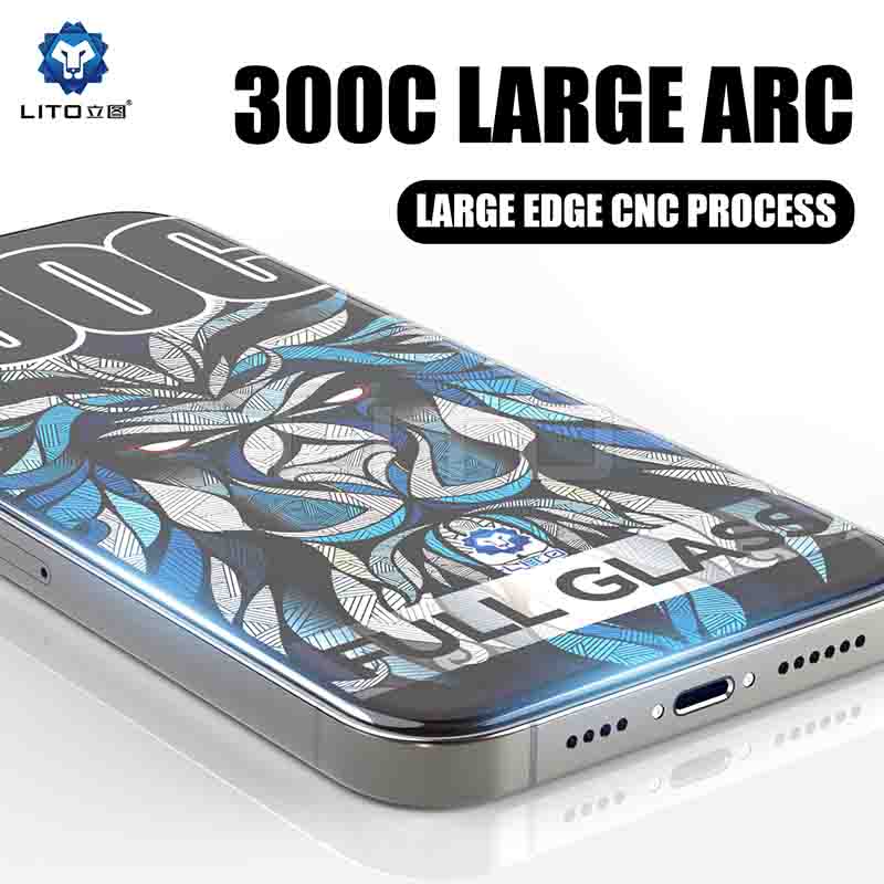 Lito tempered glass screen protector with high clarity and smooth touch.
