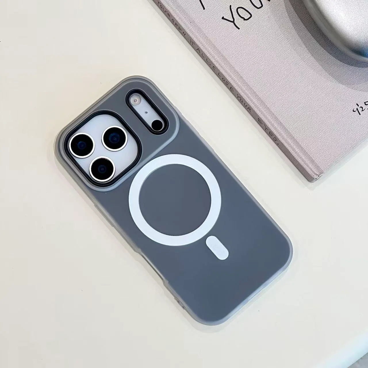 MagSafe Compatible Rubber Case – Shockproof Protection