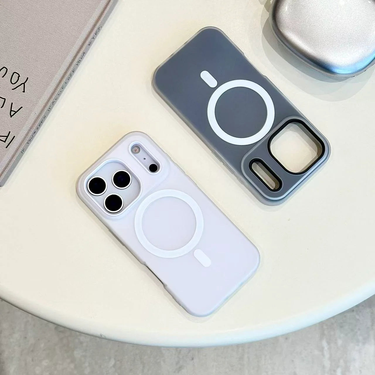 MagSafe Compatible Rubber Case – Shockproof Protection