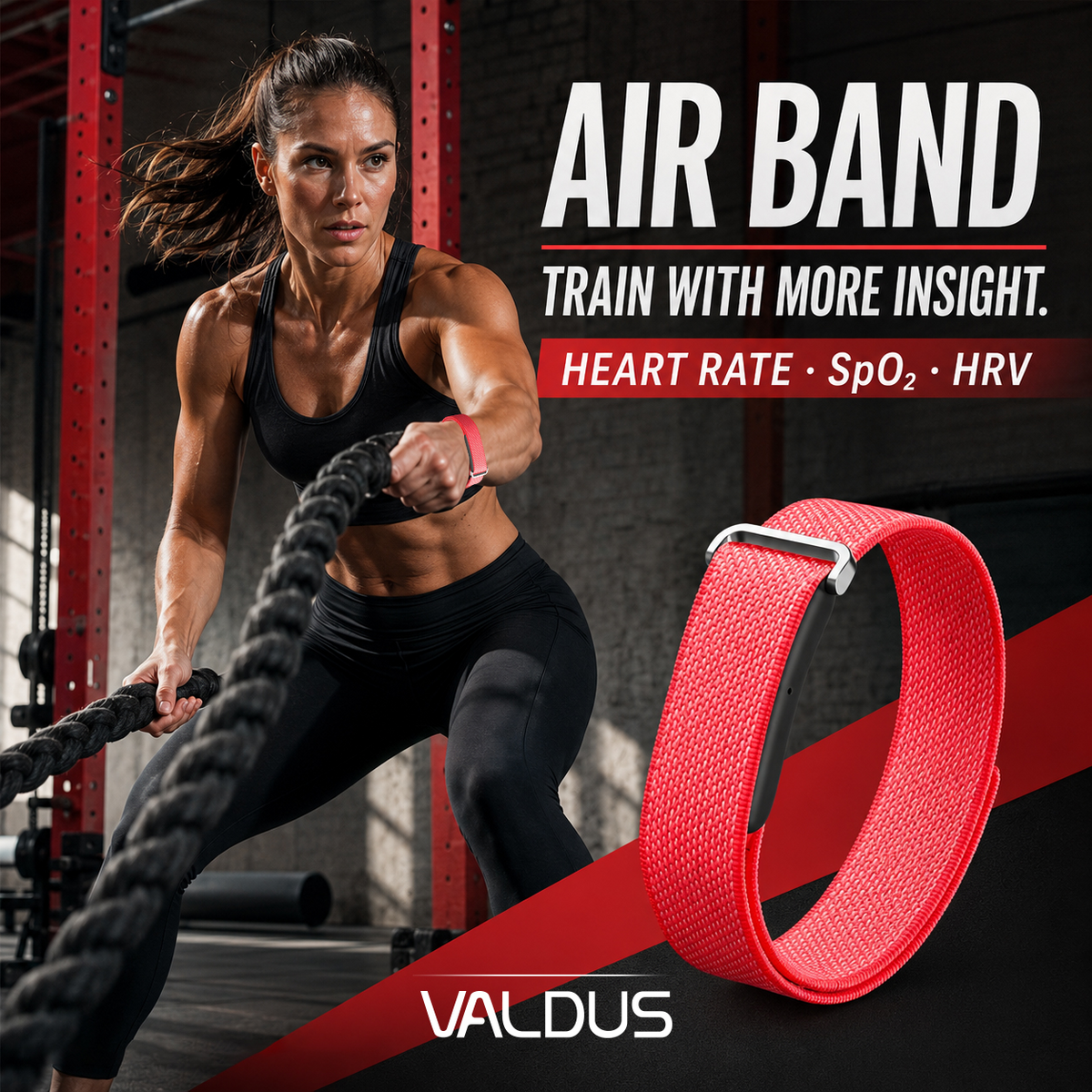 Valdus Air Band Screenless Smart Band – Colour Options