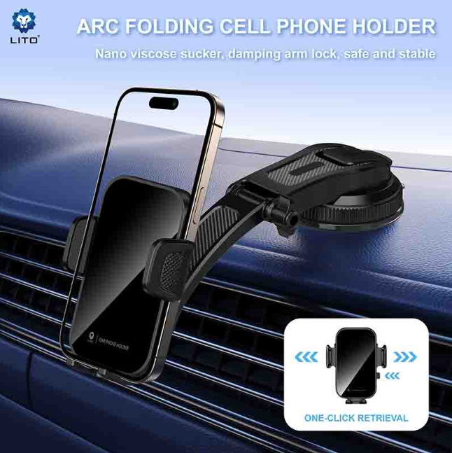 LITO LT-W11 car holder - adjustable arm and rotating joint