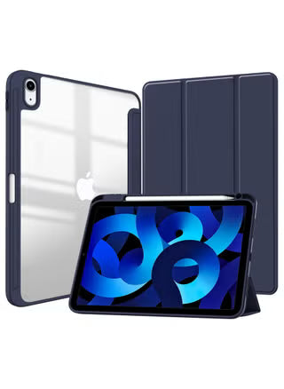 iPad Flip Case with Transparent Back Cover