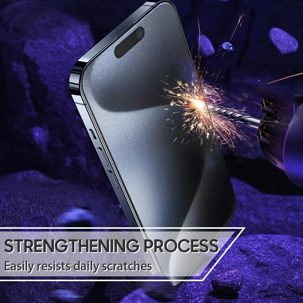 LITO D+ Pro matte anti-glare surface applied on iPhone