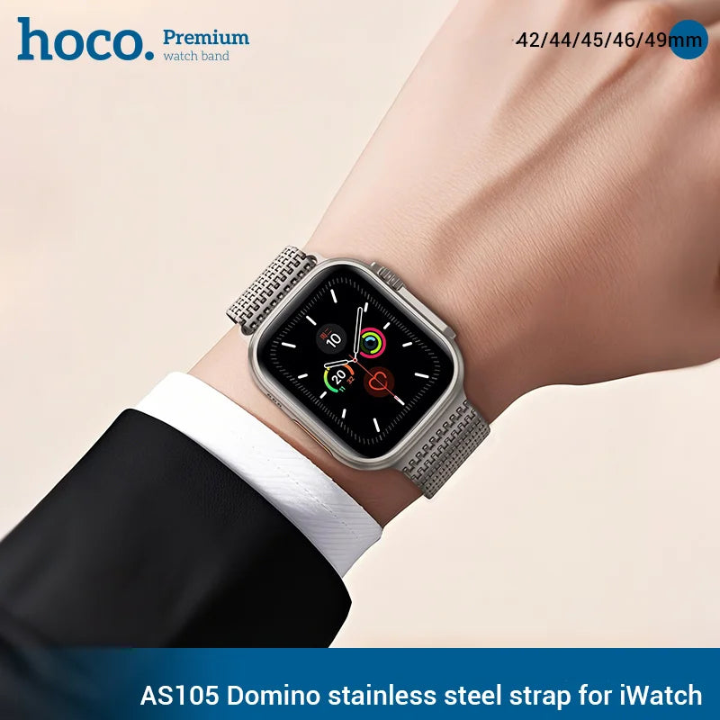 HOCO AS105 Stainless Steel Band – Black Color