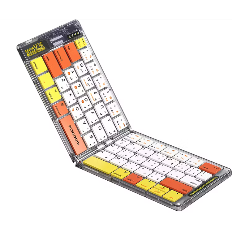 Porodo Crystal Shell Wireless Keyboard