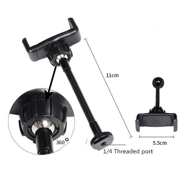 LJJ-33 ring light tripod adjustment and phone mount