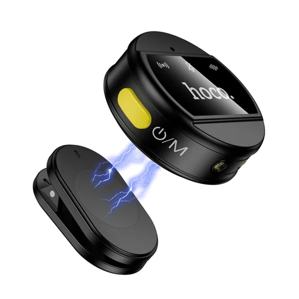 HOCO L22 Dual Wireless Lavalier Microphone – Noise Reduction, Plug & Play