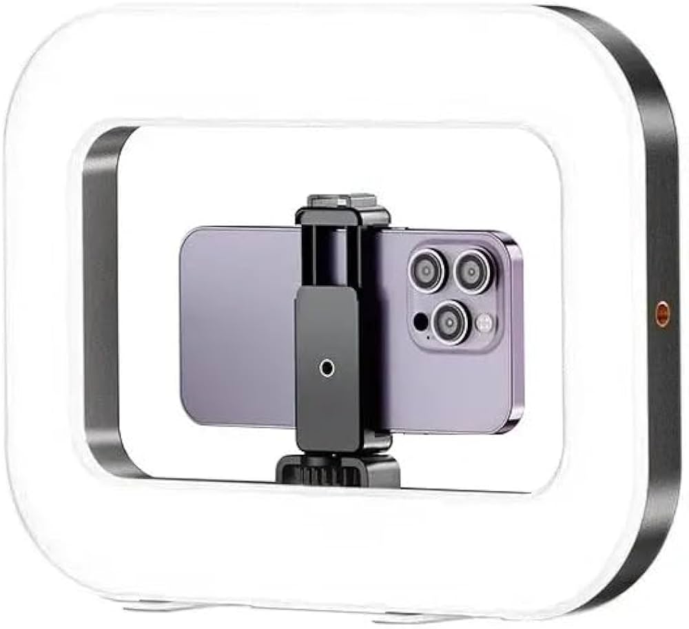 YM200 Camera Ring Light Video Rig – Adjustable 2500K-8500K, 20W Brightness