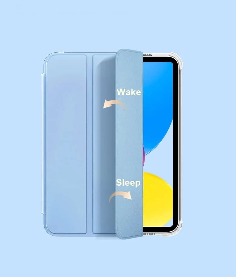 slim iPad case with stand and flexible back