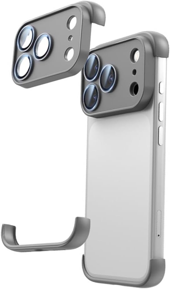 Bumper Backless Frameless Case with Camera Lens Protection for iPhone 17 Pro / 17 Pro Max Phone