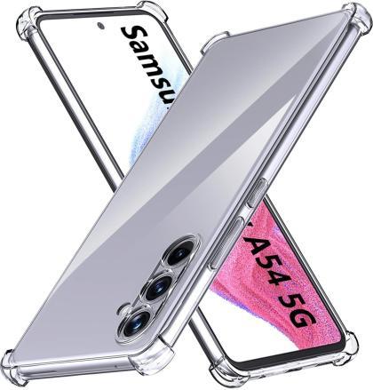 Clear TPU shockproof case on iPhone side view