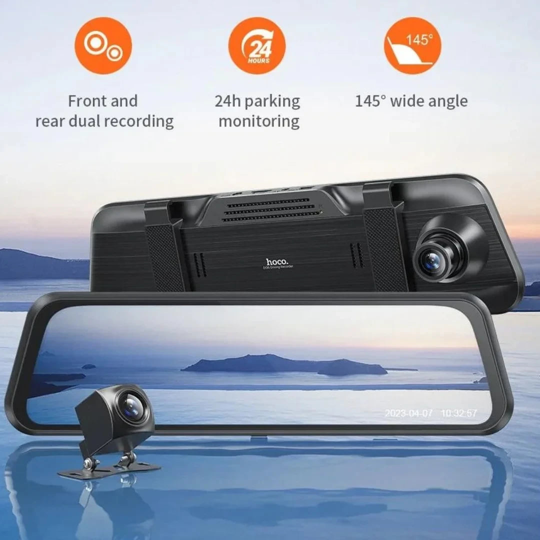 HOCO DI36 Dual Dash Cam – Front and Rear Camera Kit