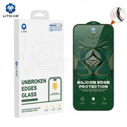LITO D+ Ultra Silicone Edge Clear Full Glue Tempered Glass Screen Protector – Edge-to-Edge Protection