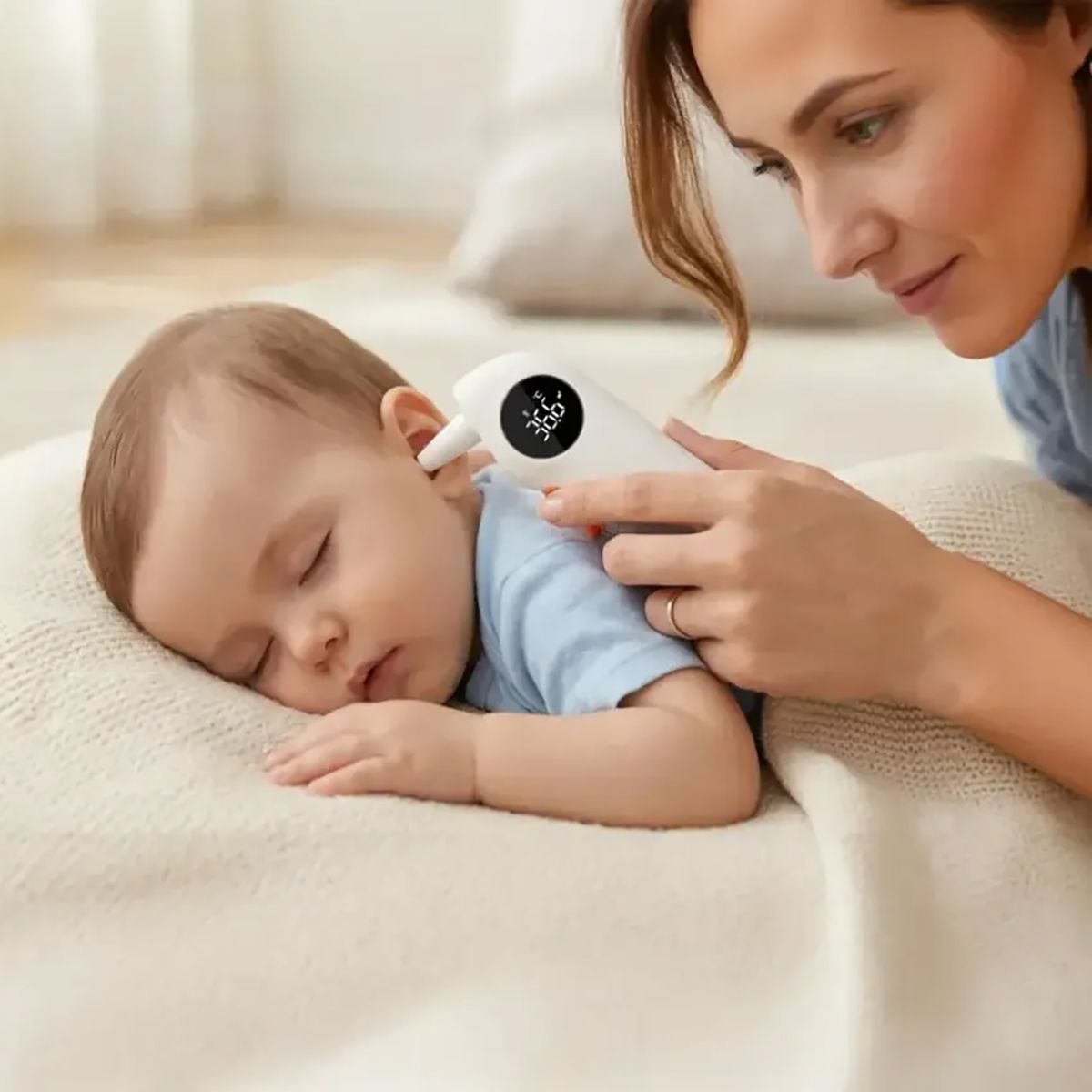 Porodo LiveOn thermometer forehead and ear modes