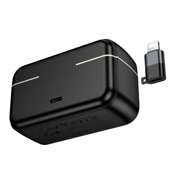 HOCO L22 Dual Wireless Lavalier Microphone – Noise Reduction, Plug & Play