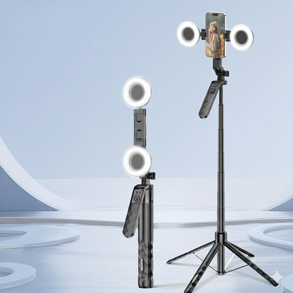 Plokama Live P10 Pro extended tripod 180cm with phone holder
