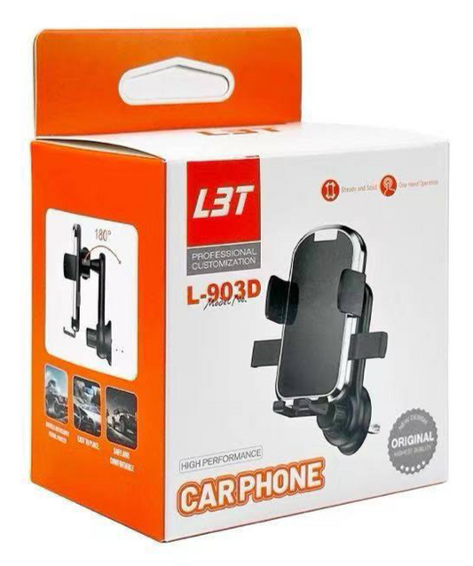 Car Phone Holder – Air Vent Mount with Secure Grip & 360° Rotation
