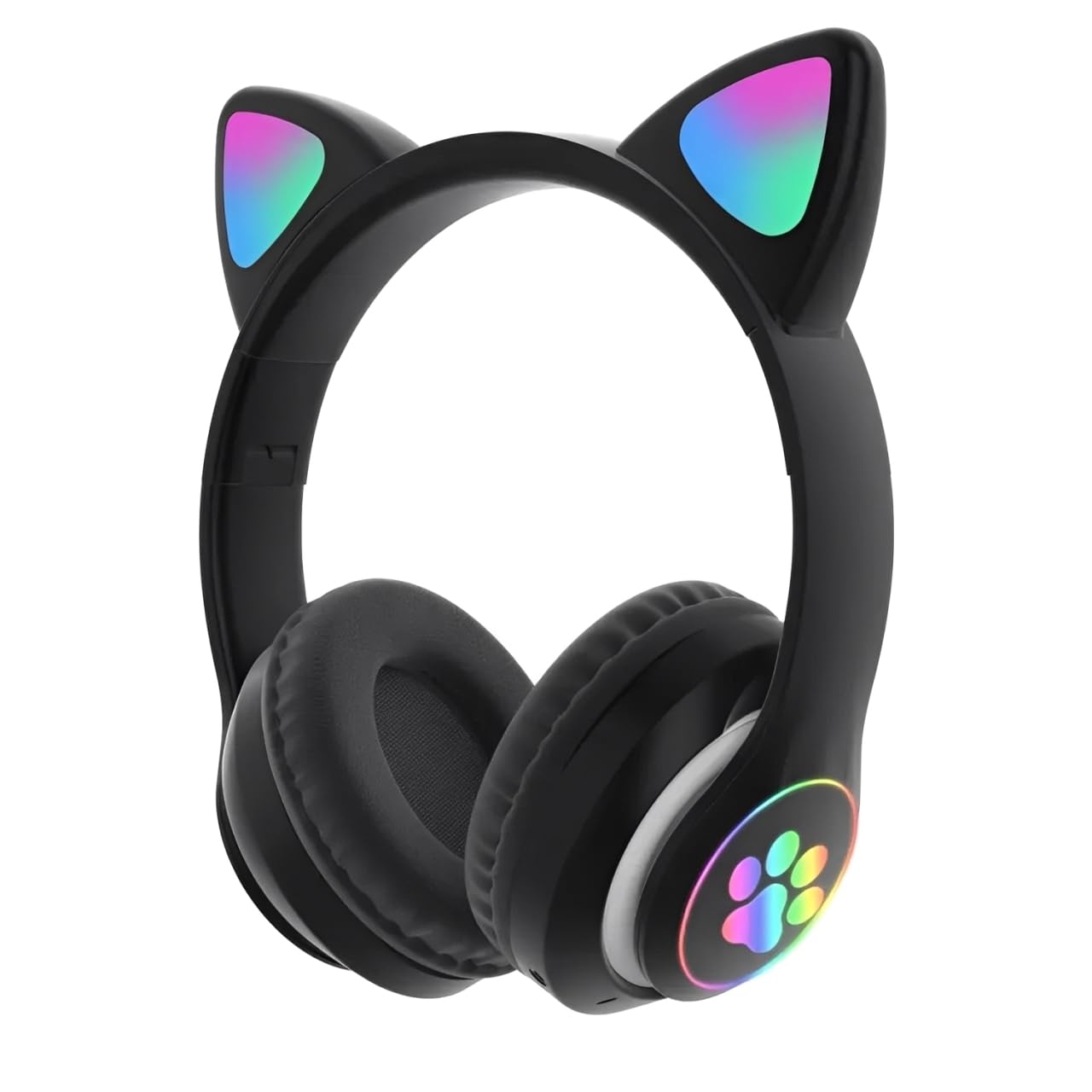 Cat Ear Wireless Headphones – RGB Light, Bluetooth & Long Battery Life