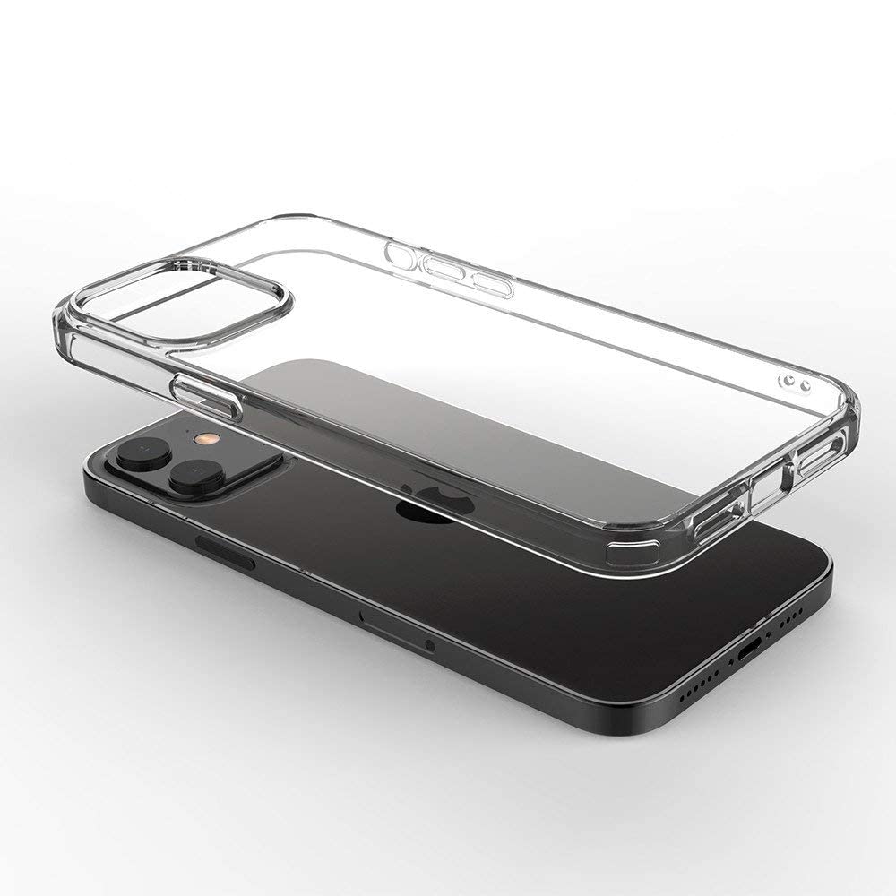 SPACE Shockproof Clear Rubber Case – Slim & Durable Protection