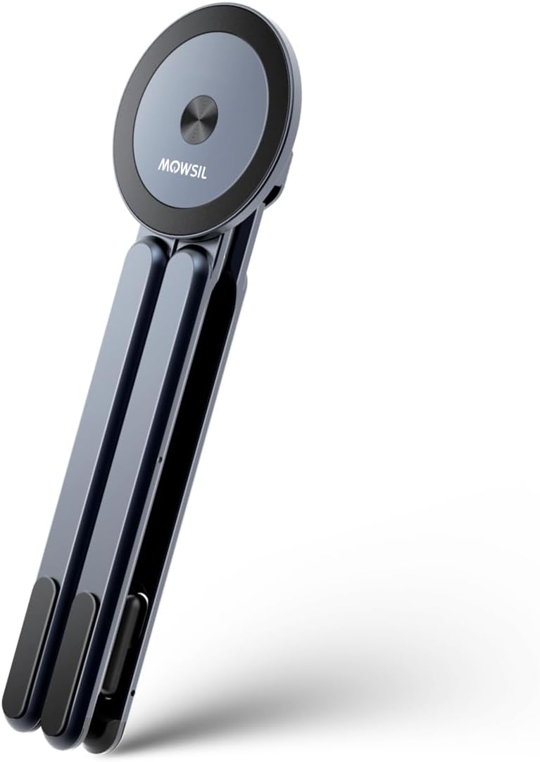 3-in-1 Magnetic Laptop, Tablet & Phone Stand with Foldable aluminum alloy Desktop Holder