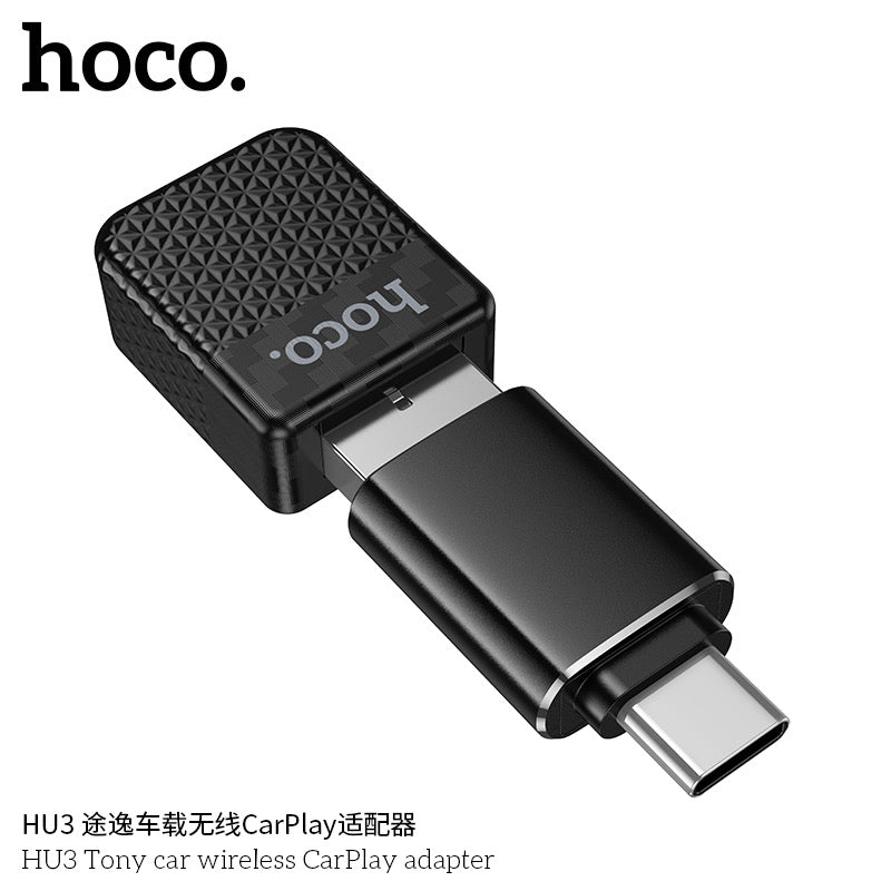 HOCO HU3 Wireless CarPlay Adapter | Convert Wired CarPlay to Wireless