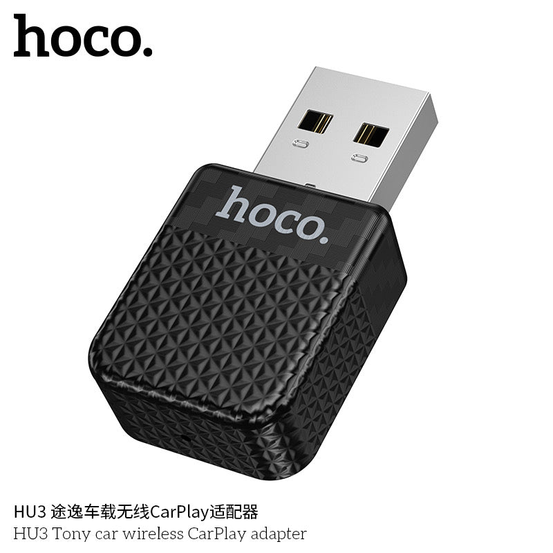 HOCO HU3 Wireless CarPlay Adapter | Convert Wired CarPlay to Wireless