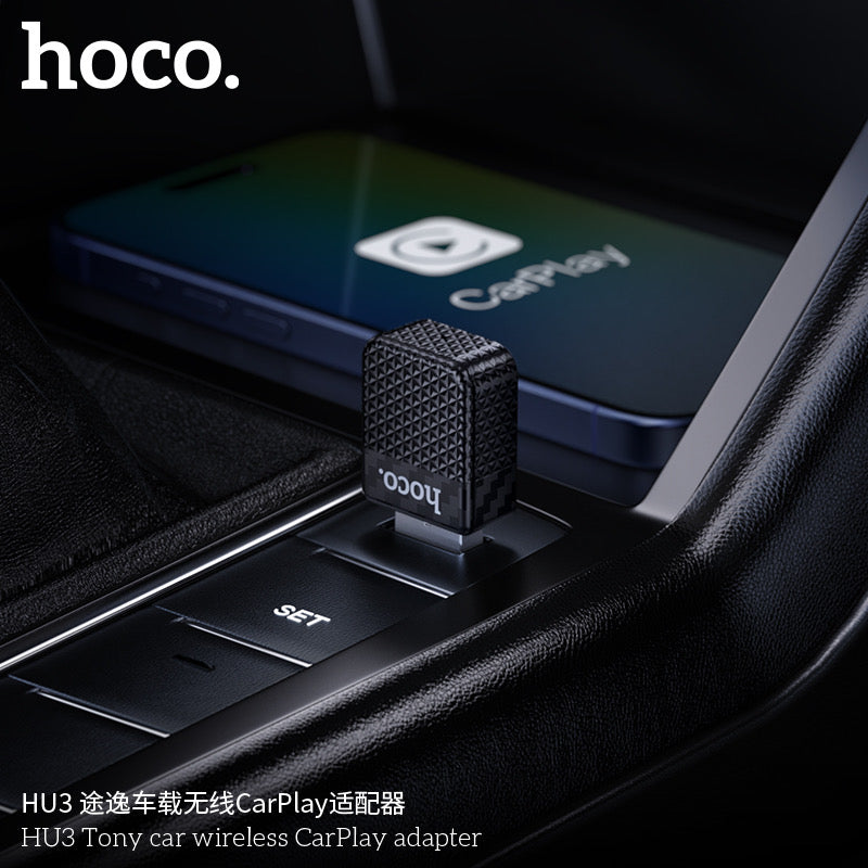 HOCO HU3 Wireless CarPlay Adapter | Convert Wired CarPlay to Wireless