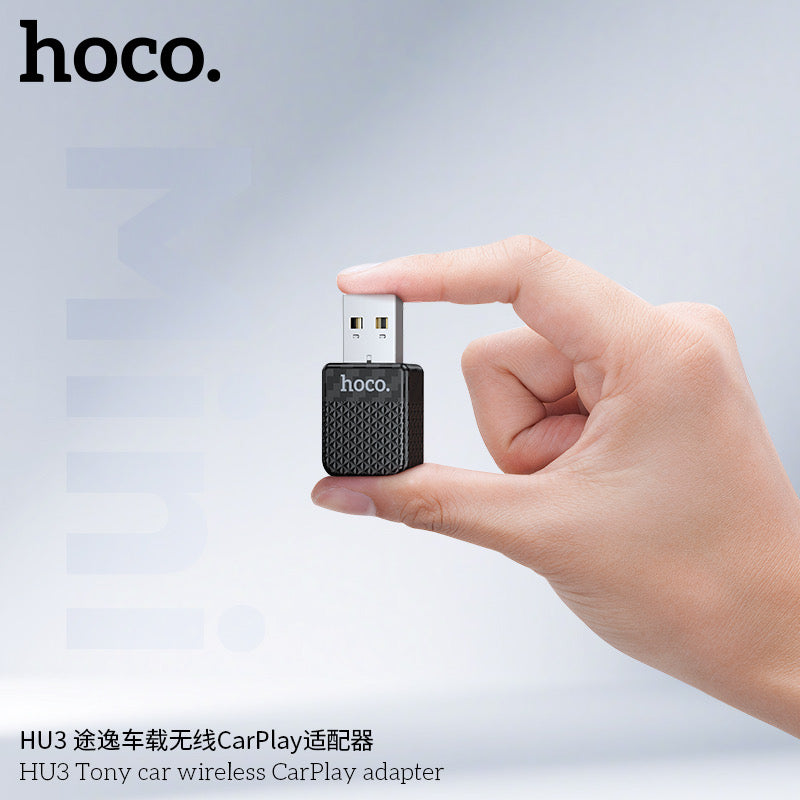 HOCO HU3 Wireless CarPlay Adapter | Convert Wired CarPlay to Wireless
