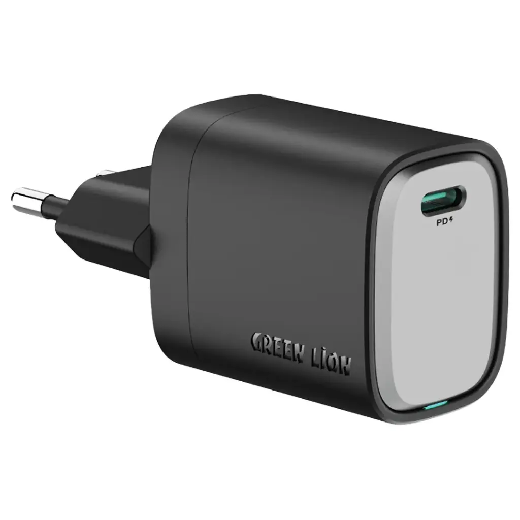 Green Lion Supra 45W EU wall charger black grey
