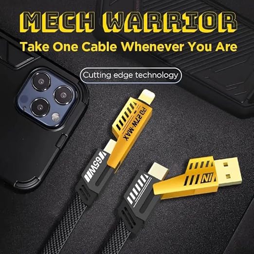 4-in-1 USB-C 65W cable packaging box