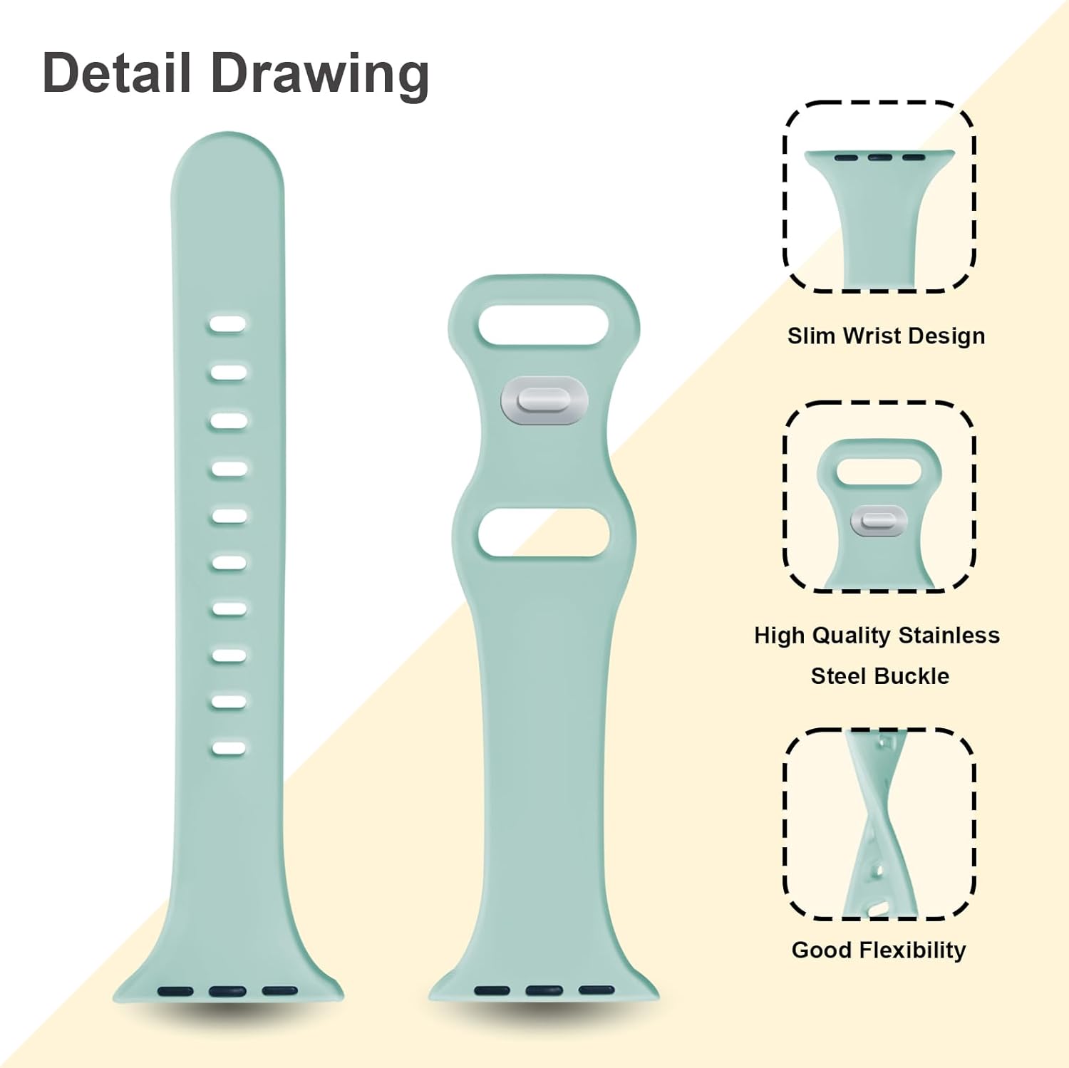 Apple Watch Silicone Slim Band