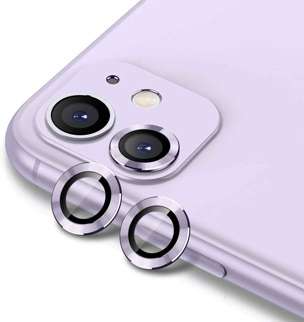 iPhone 12 lens protector installation on phone